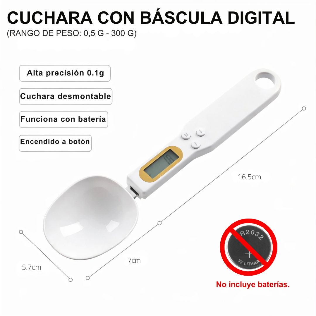 Cuchara Electrónica con Báscula Digital
